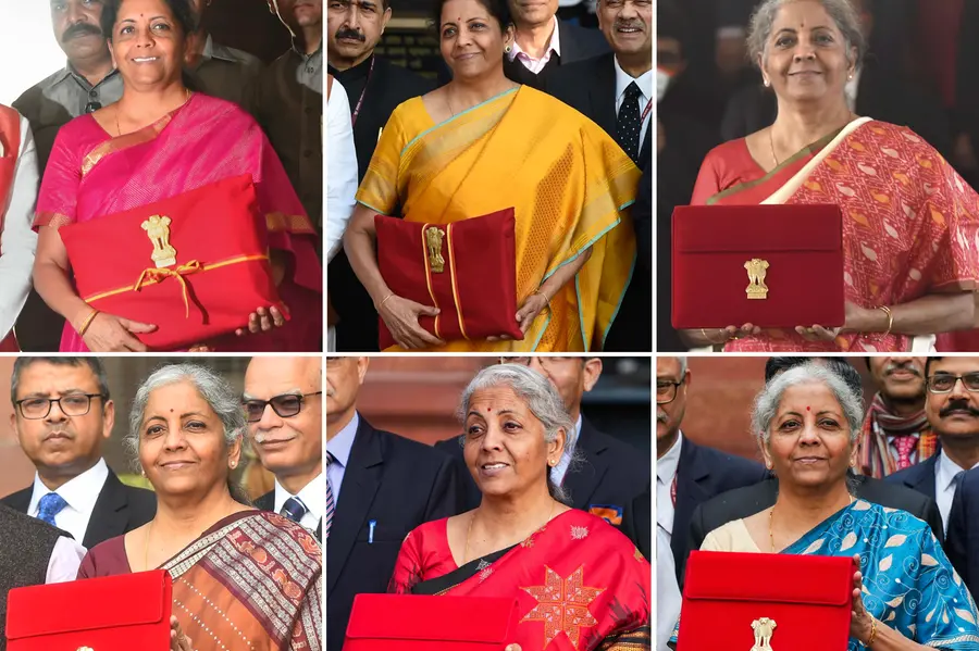 Finance Minister Nirmala Sitharaman's iconic Budget-day sarees | PHOTOS