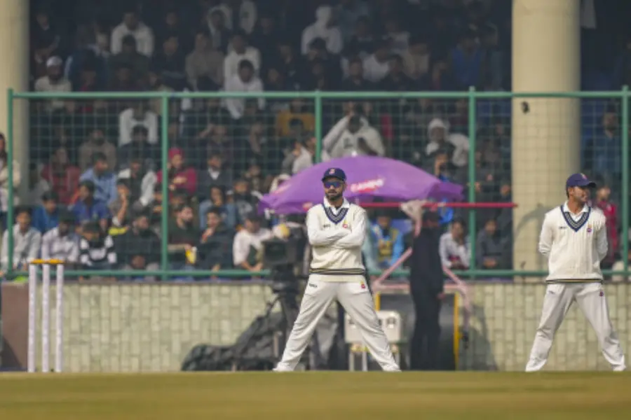 Was Kohli's presence the boost that Ranji needed? Saini shines on an eventful day in Delhi