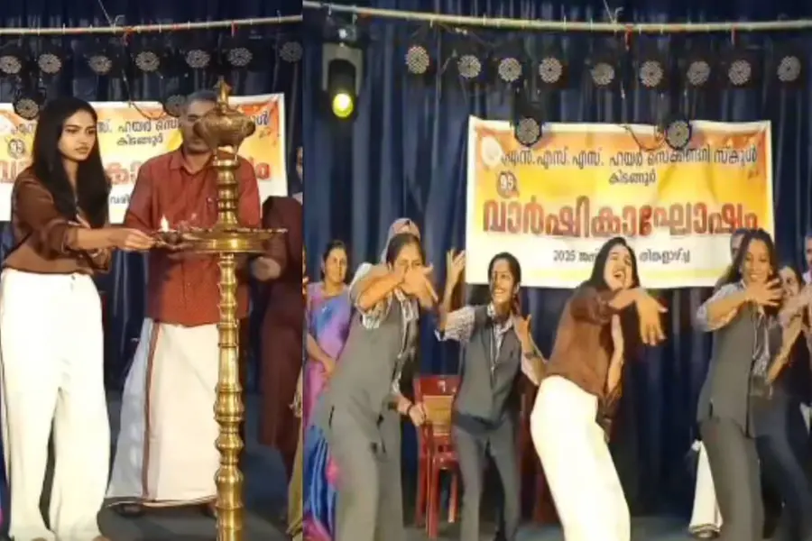 'ഇവിടെ ഡാൻസ് കളിച്ചില്ലേൽ ഞാൻ എവിടെ കളിക്കാനാണ്'; പഠിച്ച സ്കൂളിൽ അതിഥിയായി നടി മമിത ബൈജു, പൊളി വൈബ്