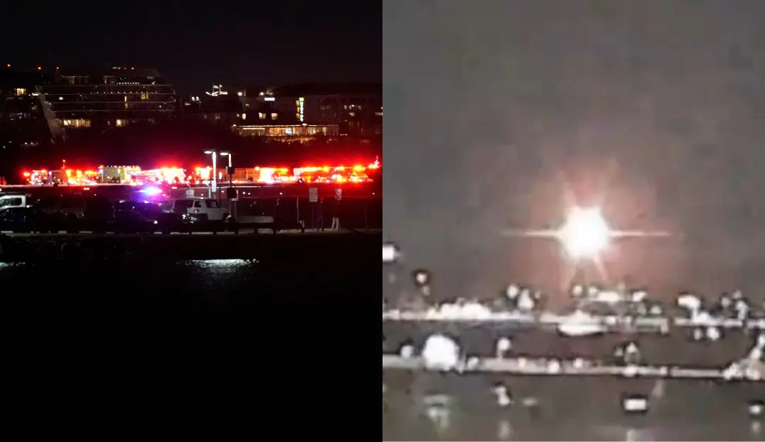 Plane crash near Ronald Reagan National Airport | Photo: AP