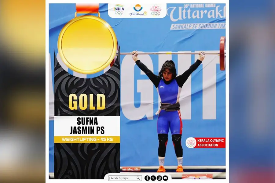 National Games: Kerala strikes its first gold