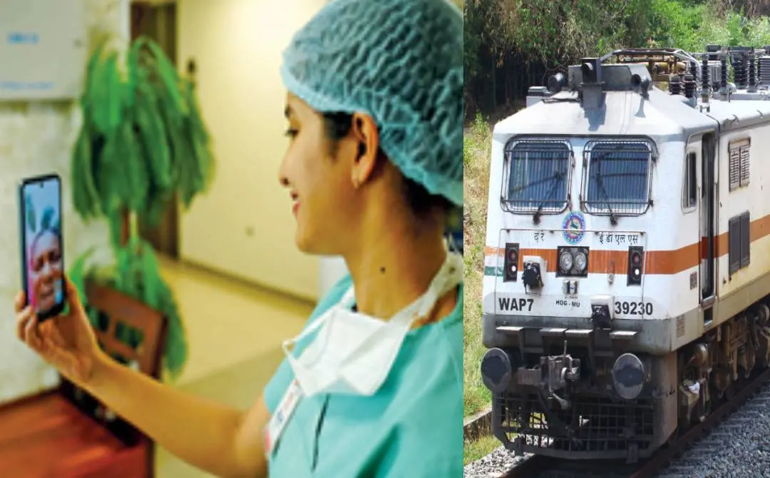 Susheela thanks nurse Amita through a video call for saving her life
