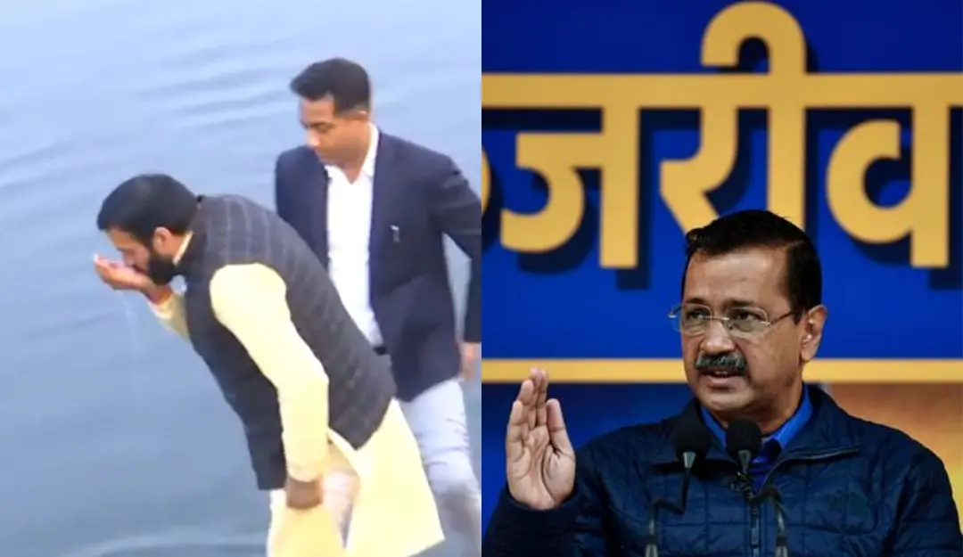 Haryana CM Nayab Saini, Arvind Kejriwal