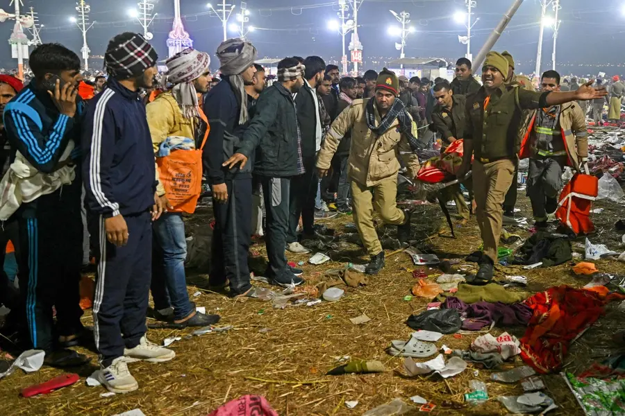 Death toll rises in Maha Kumbh stampede; 30 confirmed dead, over 60 injured