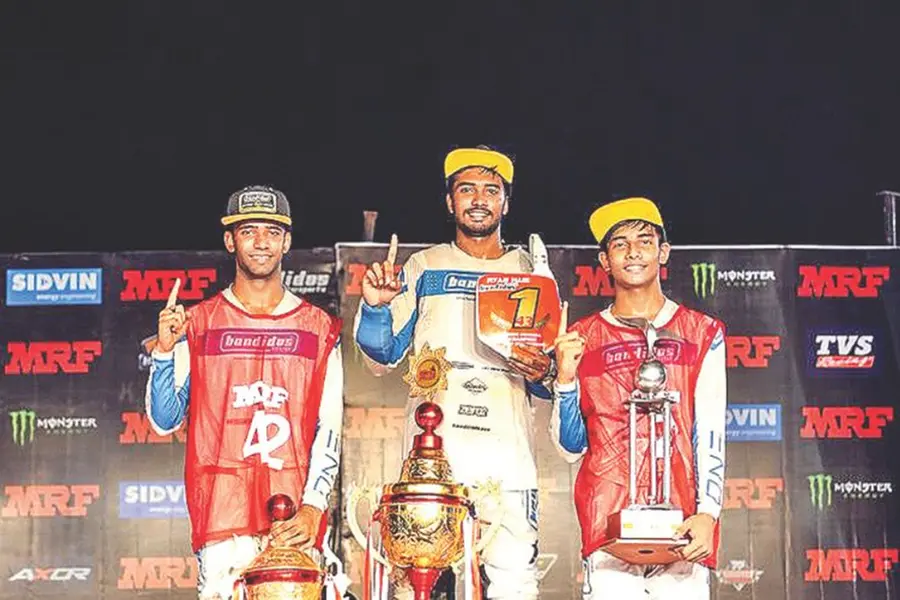 Sibling success: Kerala trio excels at National Supercross Bike Racing Championship