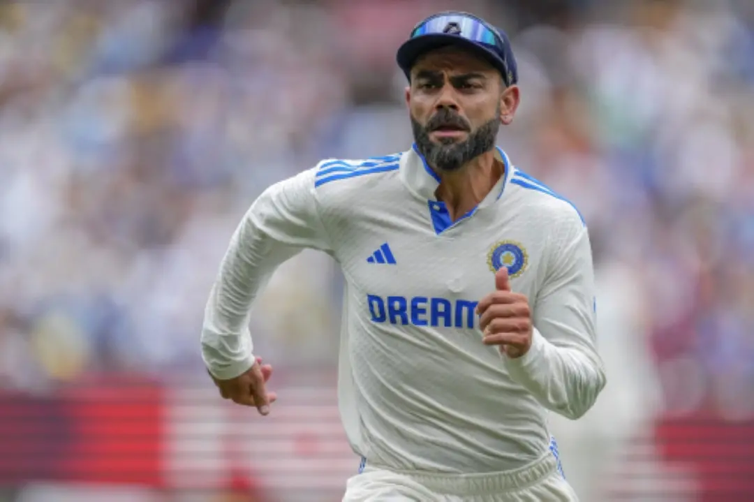 Virat Kohli chases the ball during play on the first day of the fourth cricket test between Australia and India at the Melbourne Cricket Ground. | Photo: AP/PTI