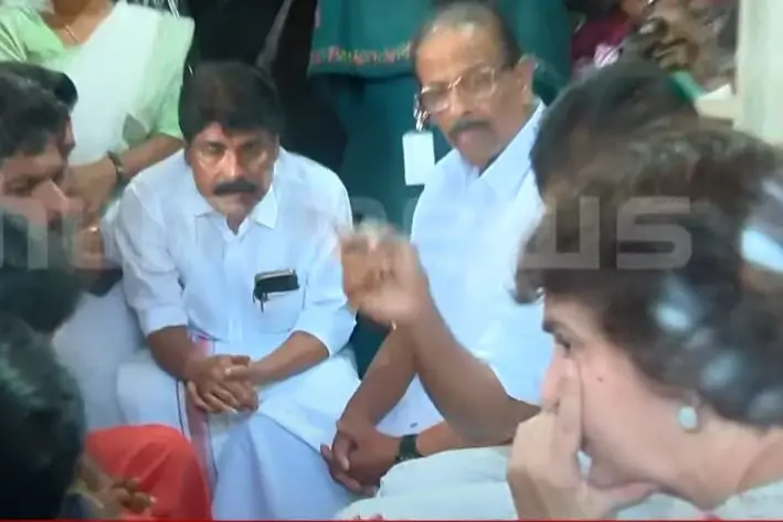 Priyanka Gandhi pays visit to family of woman killed in Wayanad tiger attack