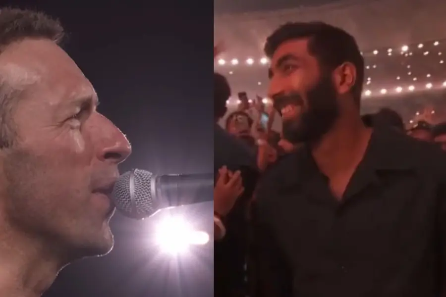 WATCH | Jasprit Bumrah gets unique tribute from Chris Martin during Coldplay's Ahmedabad concert