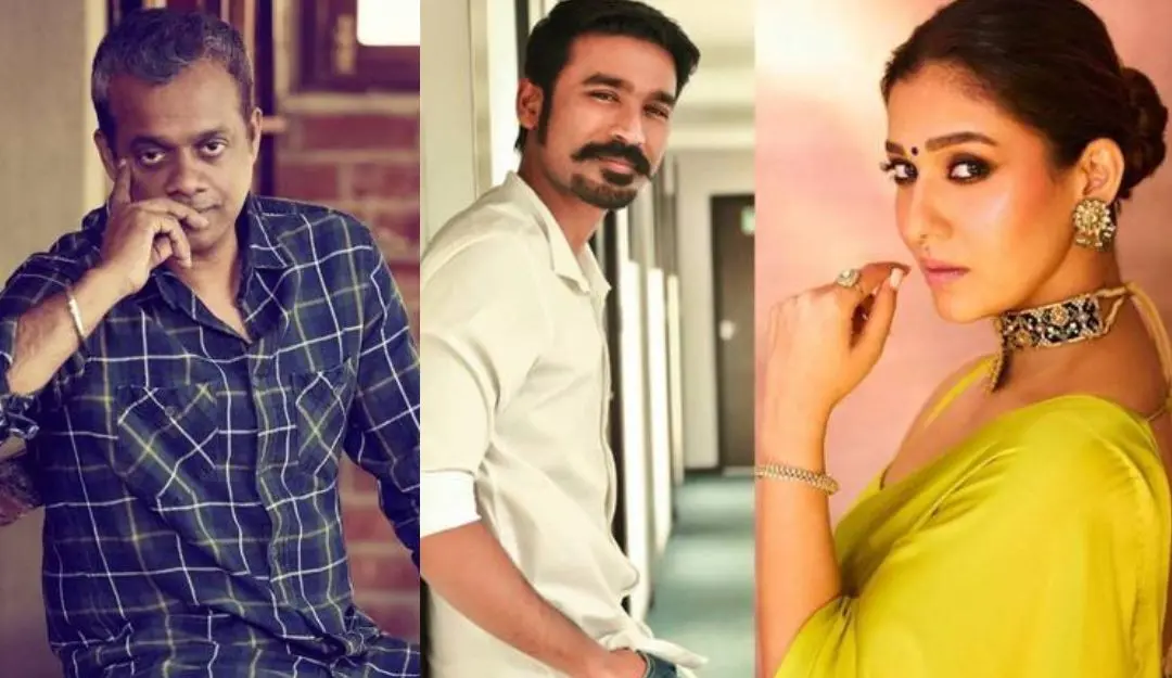 From (L) Gautam Menon, Dhanush and Nayanthara | Photo: Arranged/Agencies