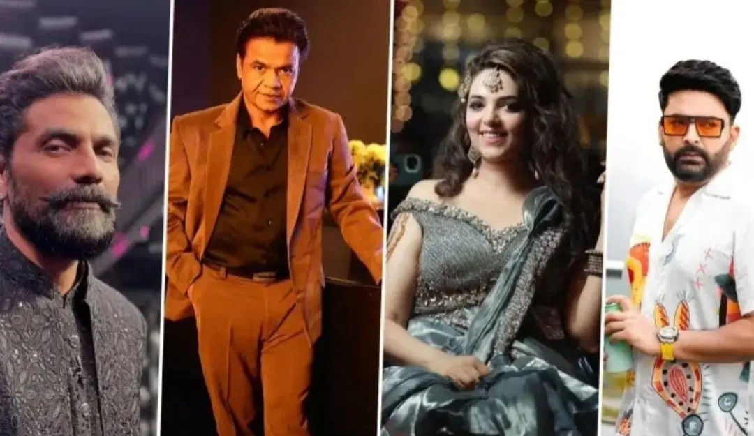 From (L) Remo D'Souza, Rajpal Yadav, Sugandha Mishra and Kapil Sharma | Photo: X/HIMANSHUKUMARDEO