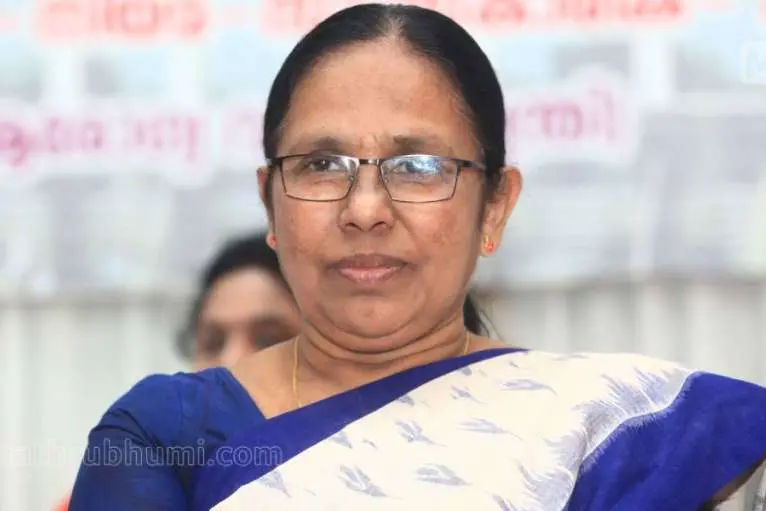 Minister K K Shailaja receives another international honour
