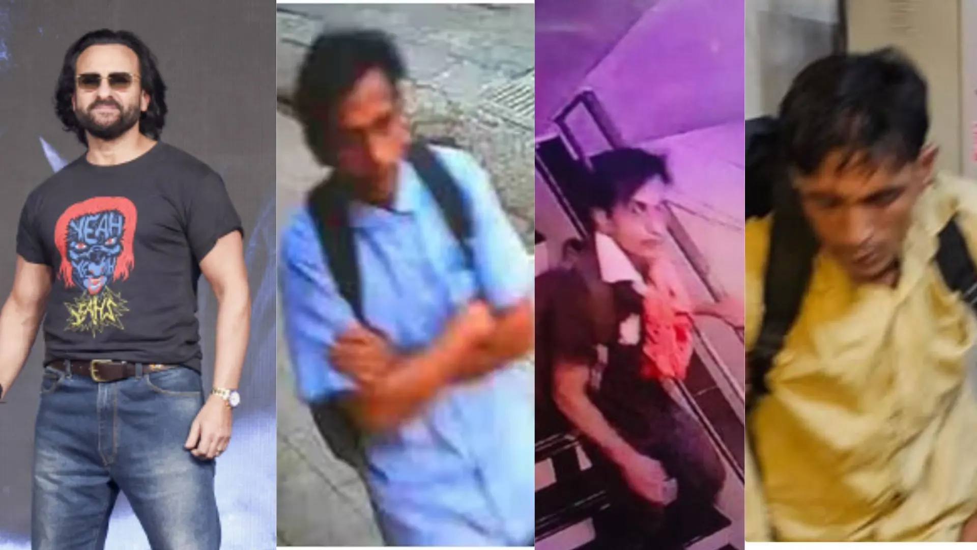 Saif Ali Khan, image of attacker in different clothes