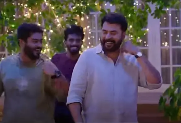 Mammootty with Gokul Suresh