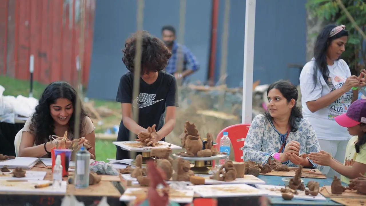 People trying their hand at creativity: Pachakuth at Kappa CULTR