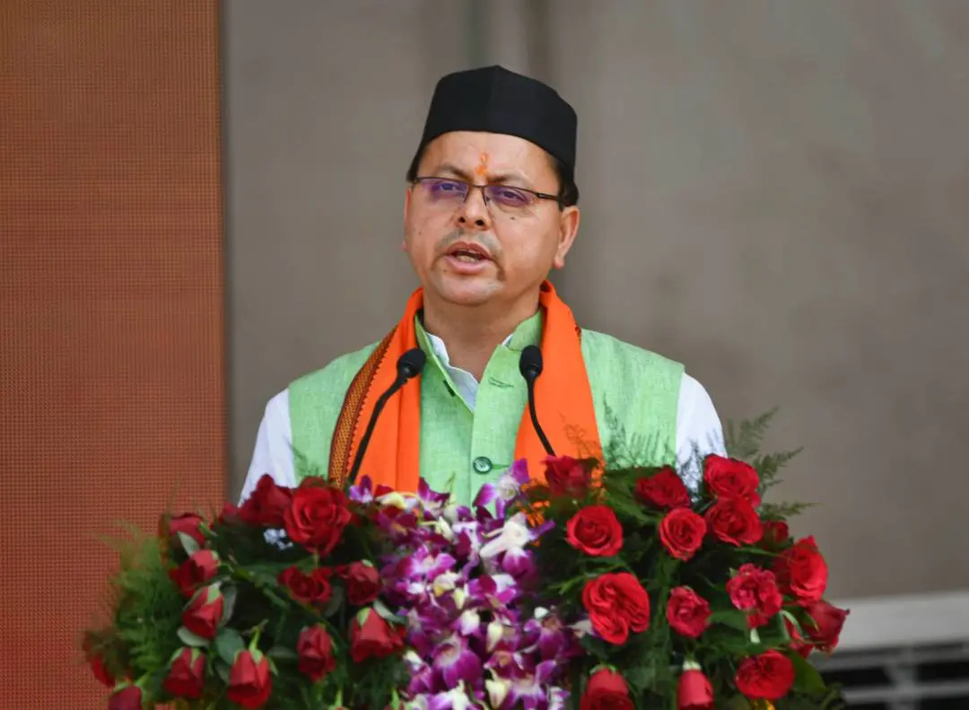 Chief Minister Pushkar Singh Dhami | Photo:PTI