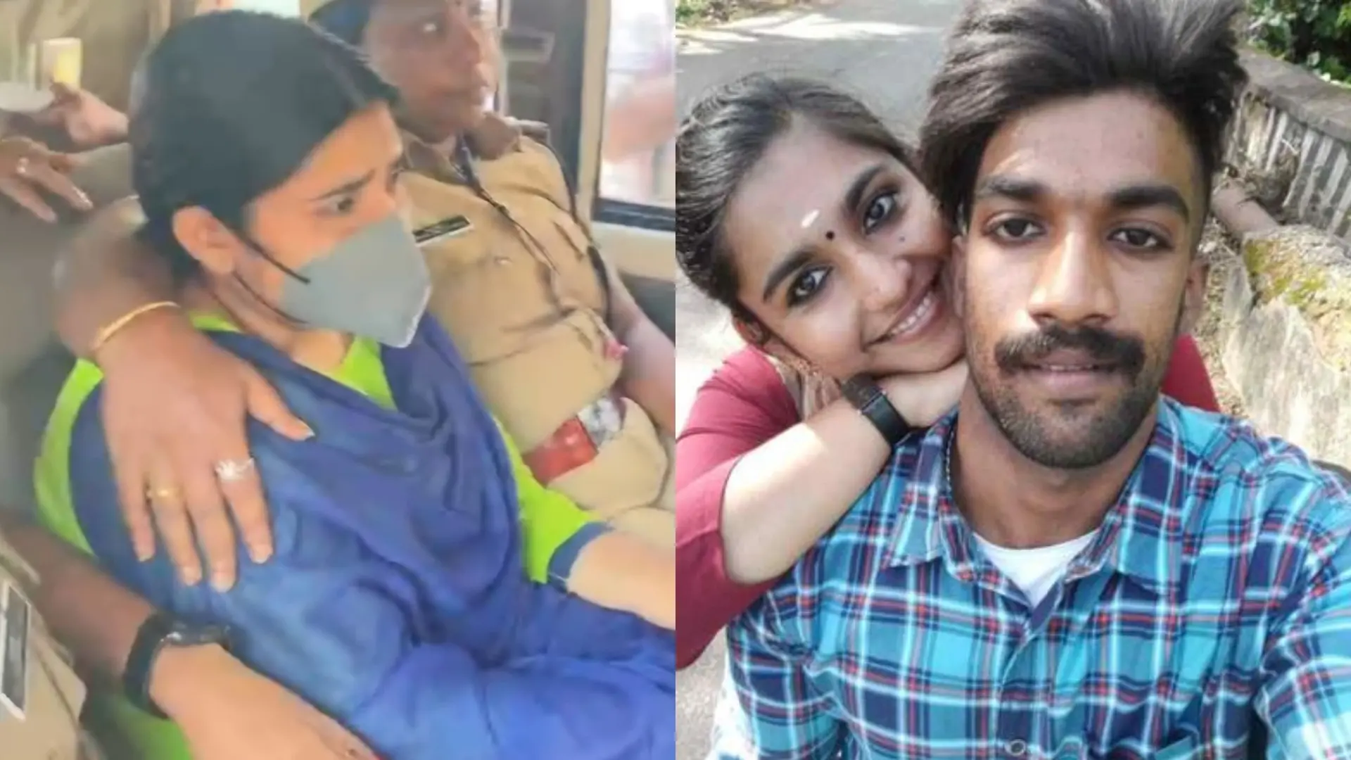 Acussed Greeshma escorted from jail to court. Sharon and Greeshma. | Mathrubhumi, File image