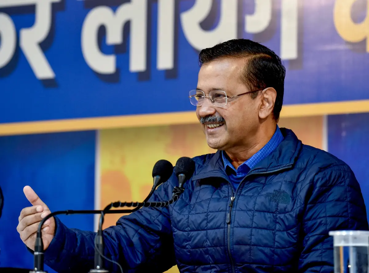 Arvind Kejriwal addresses a press conference | Photo: ANI