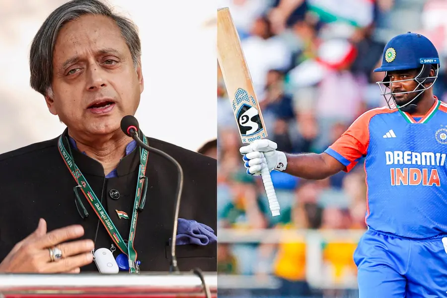'His career is being destroyed': Tharoor slams Kerala Cricket Association over Sanju's CT exclusion