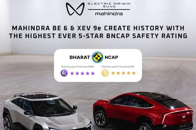 Proudest of them for this feature: Anand Mahindra reacts to praise for safety in BE 6 and XEV 9e