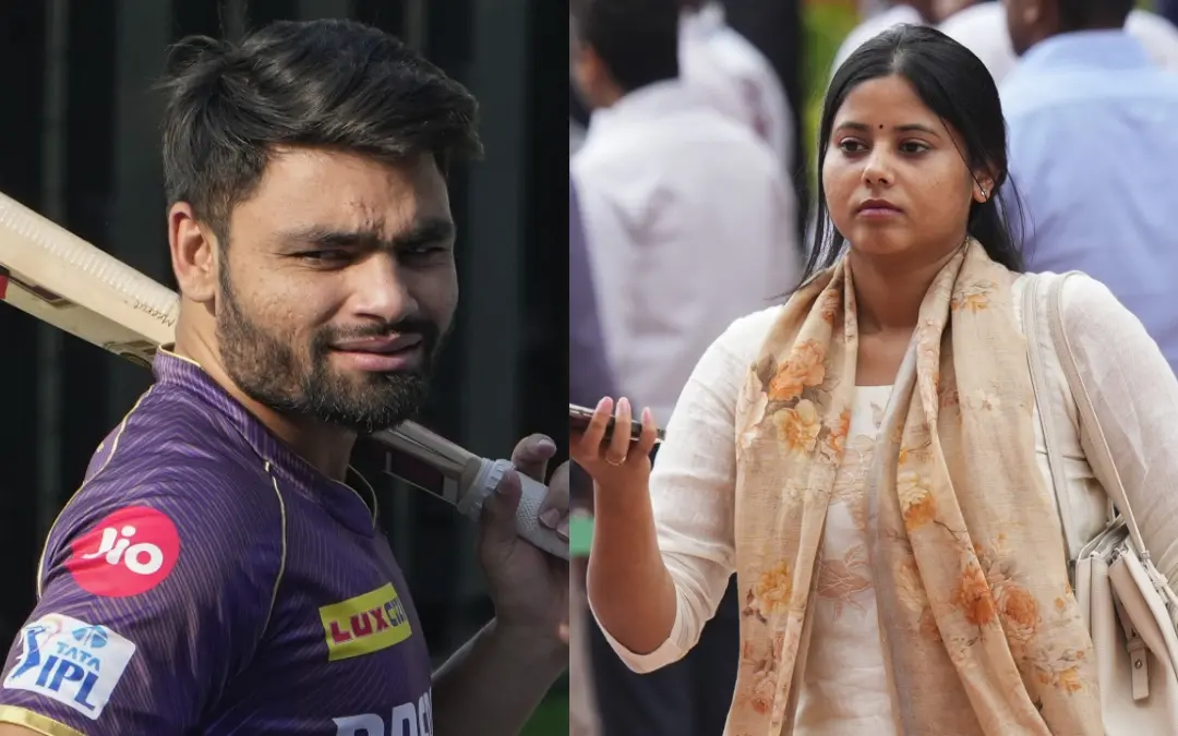 Rinku Singh-Priya Saroj  | Photos: PTI