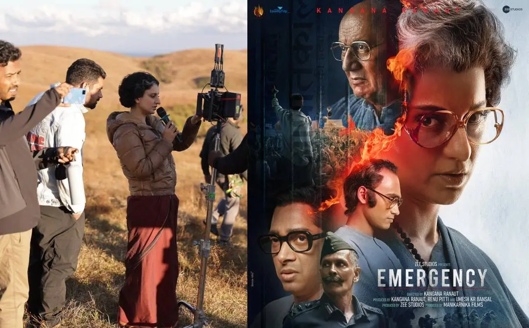 From 'Emergency' movie location; Poster of 'Emergency'