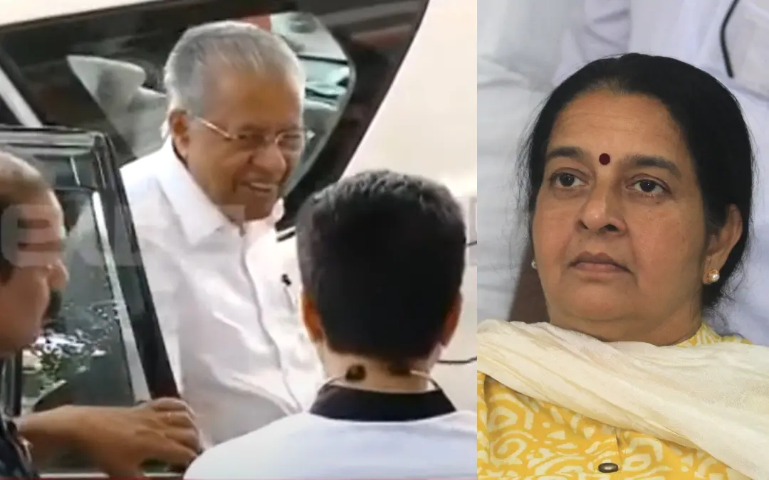 Pinarayi Vijayan at the hospital, MLA Uma Thomas | Photos: Screen grab (Mathrubhumi News), Archives