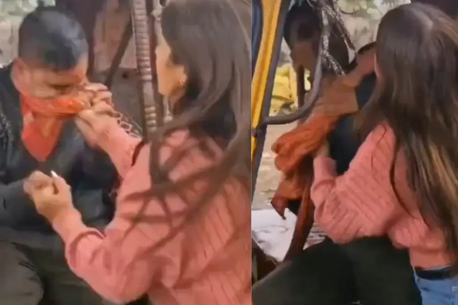 Auto driver files complaint after video of woman attacking him goes viral| VIDEO