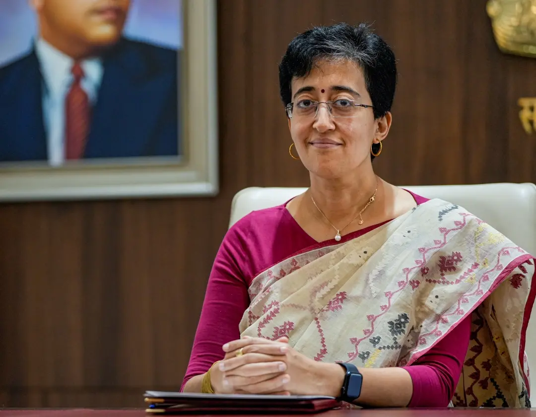 Delhi Chief Minister Atishi takes charge of the office, in New Delhi | Photo: PTI