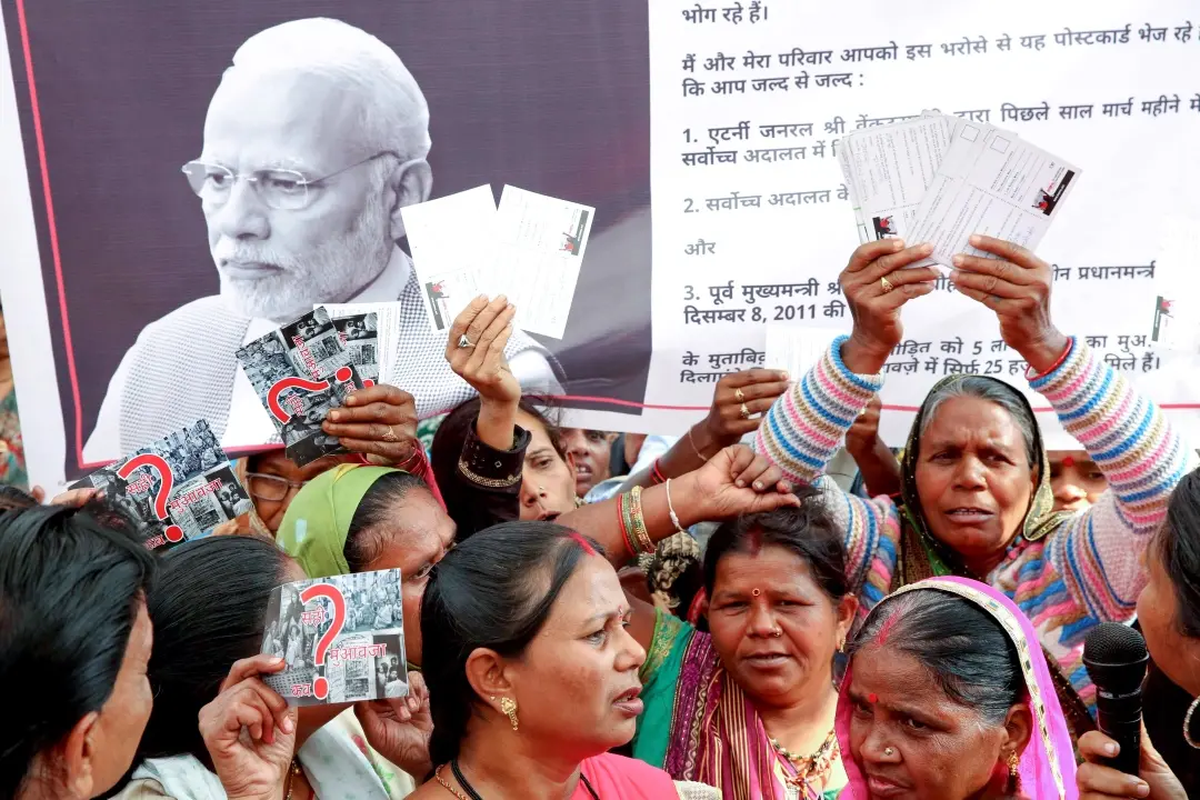 Survivors of the 1984 Bhopal gas tragedy | File Photo: PTI