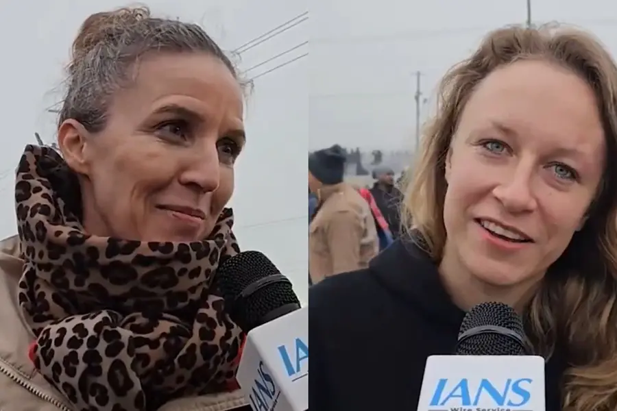 ‘Huge crowd, incredible energy, will dip today’: Foreign tourists on Mahakumbh experience | WATCH