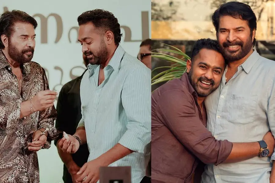 Asif Ali’s gift to Mammootty in exchange for Rolex at ‘Rekhachithram’ success party | WATCH