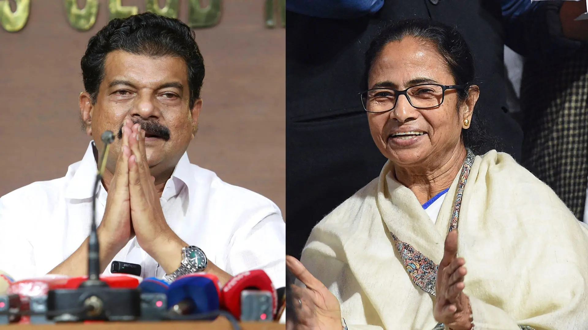 PV Anvar, Mamata Banerjee | Photos: Ajith Sankaran, PTI
