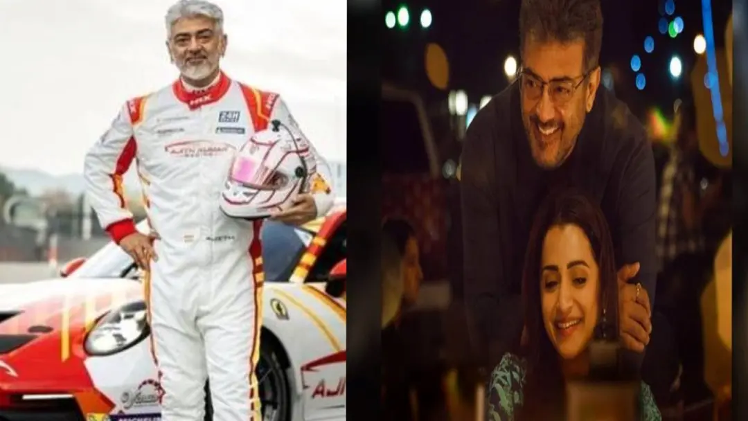 From (L) Ajith, still from Vidaamuyarchi | Photo: Agencies/Screengrab