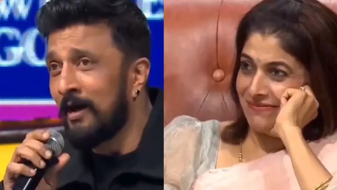 From (L) Sudeep & Priya | Screengrab/X