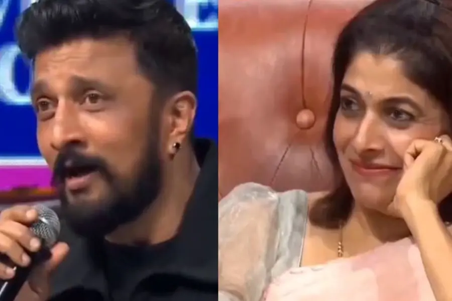 'Kaantha Njanum Varaam…’ Sudeep sings song for Malayali wife, wins hearts | WATCH