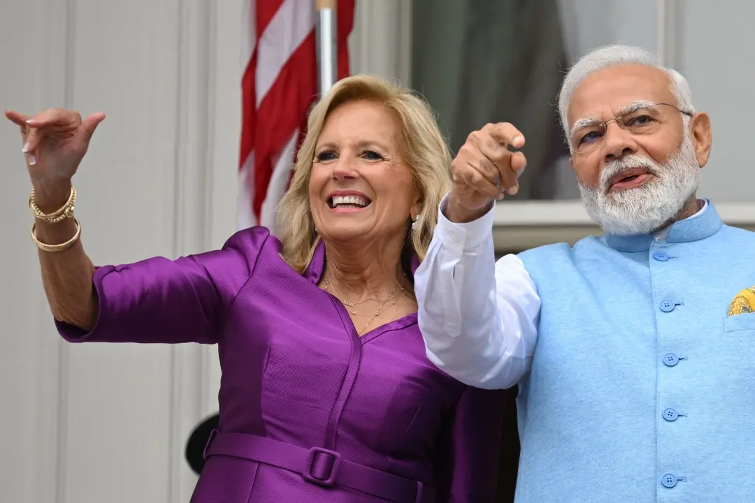 PM Modi and Jill Biden | File Photo: AFP