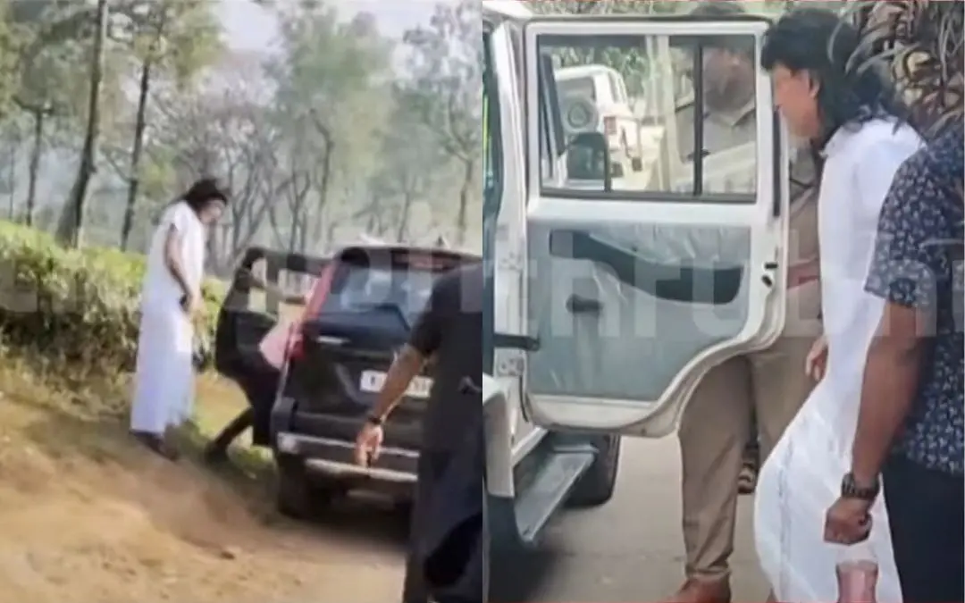 ബോബി ചെമ്മണ്ണൂരിനെ കസ്റ്റഡിയിലെടുക്കുന്നു | സ്ക്രീൻഗ്രാബ്