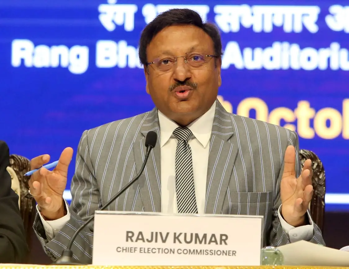 Chief Election Commissioner Rajiv Kumar