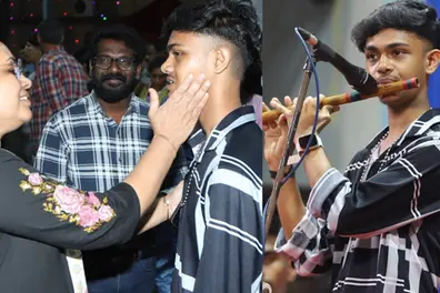 Son plays flute at Kalolsavam after lighting father’s funeral pyre, fulfilling his dream