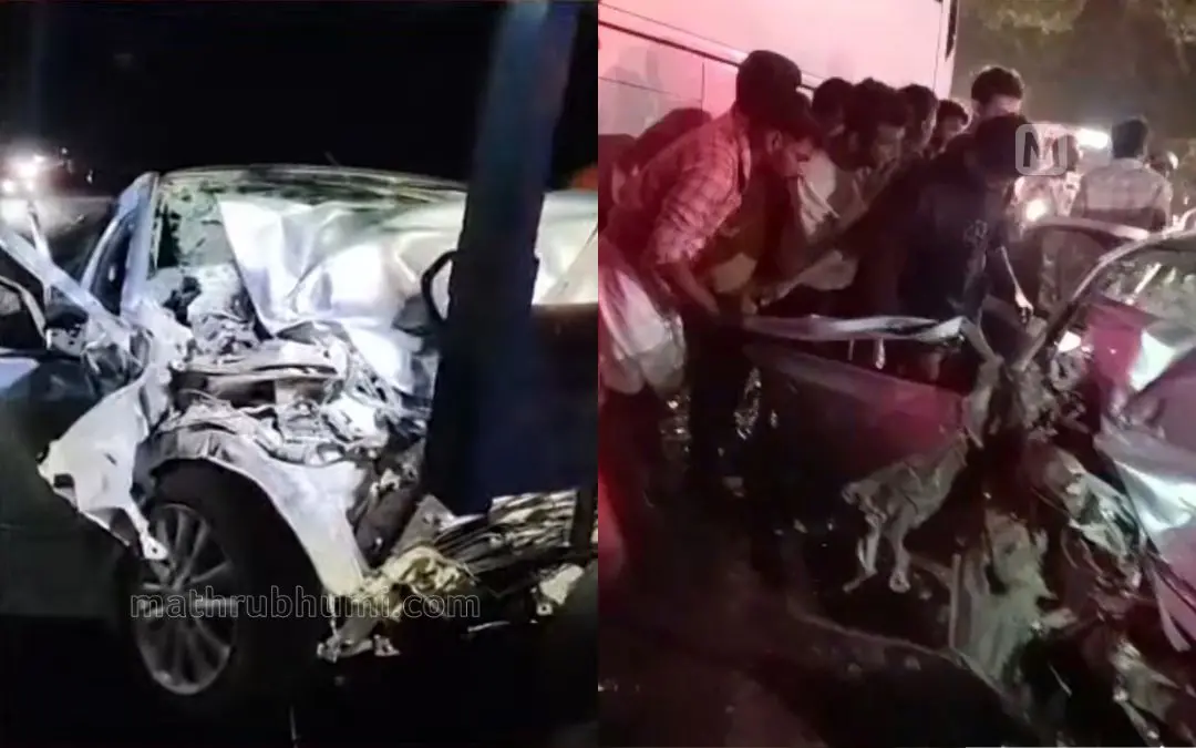 അപകടത്തിൽ തകർന്ന കാർ | സ്ക്രീൻഗ്രാബ്