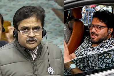 Car horn row: WB minister Supriyo and BJP's Gangopadhyay clash publicly | VIDEO