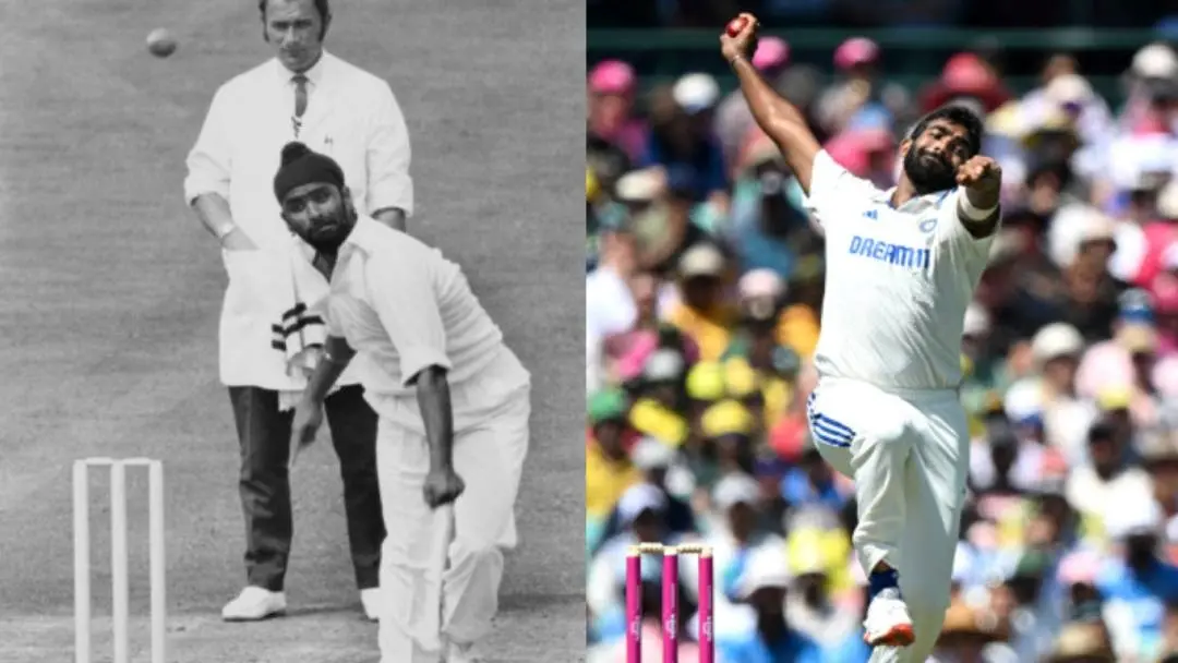 From (L) Bishan Singh Bedi, Jasprit Bumrah | Photo: Agencies