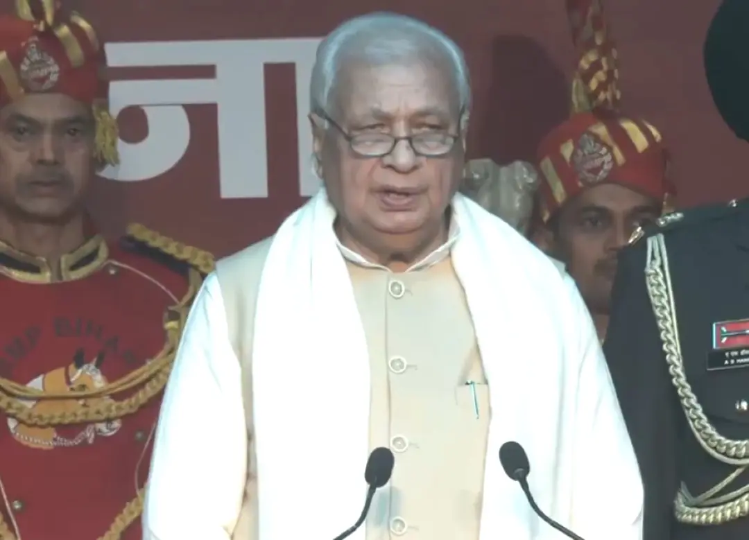 Arif Mohammed Khan taking oath as Bihar Governor | Photo: Screengrab (X)