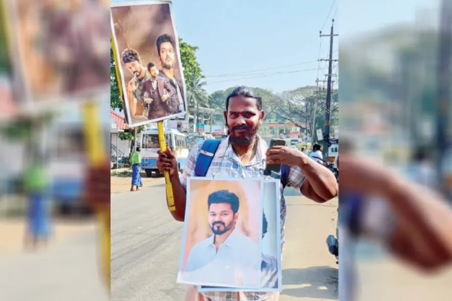 Kerala man starts hundreds of kilometre walk to meet his idol, Thalapathy Vijay