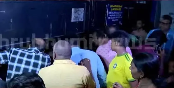 The protest at the NCC camp in Kochi | Photo: Screengrab