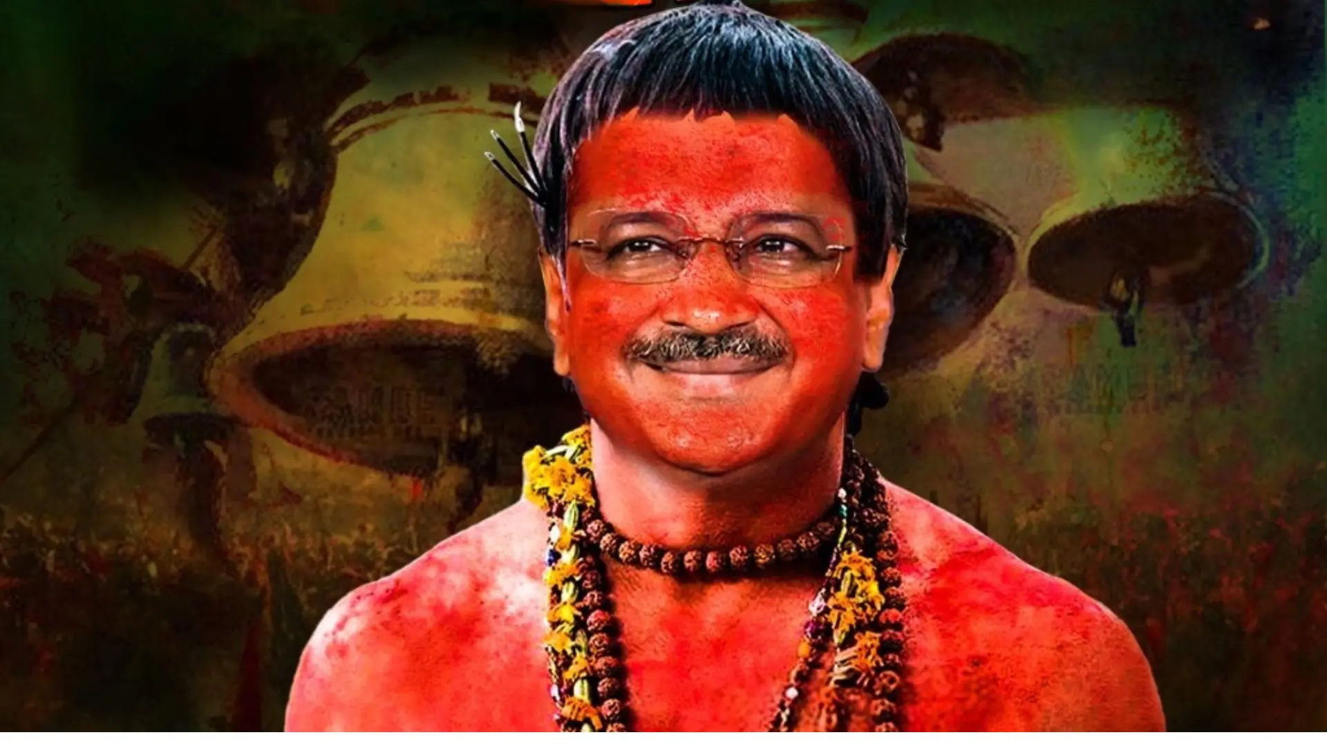 A poster shared by BJP referring Kejriwal as a "Chunavi Hindu" | Photo: X