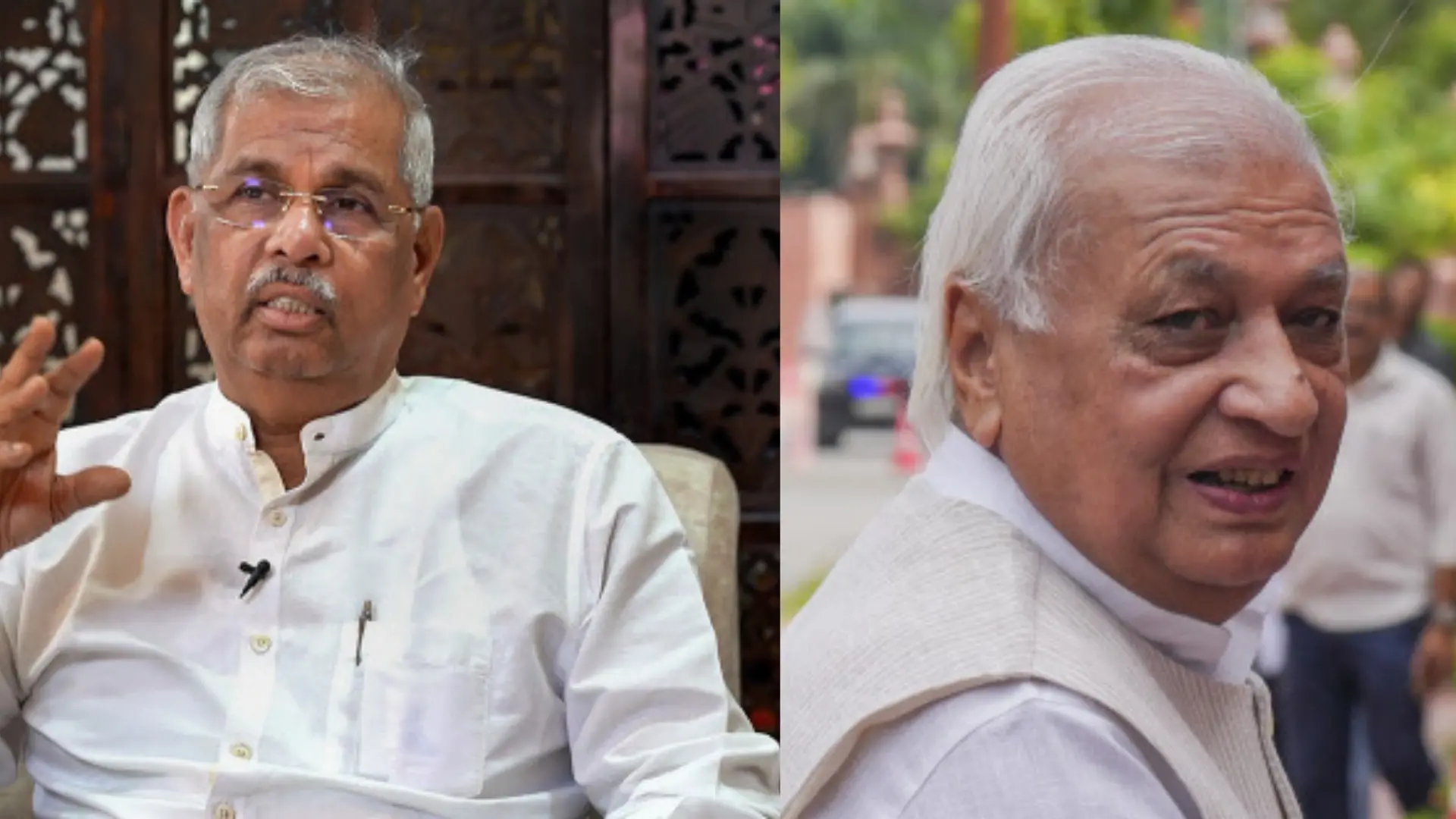 Rajendra Arlekar, Arif Muhammad Khan | Photo: PTI