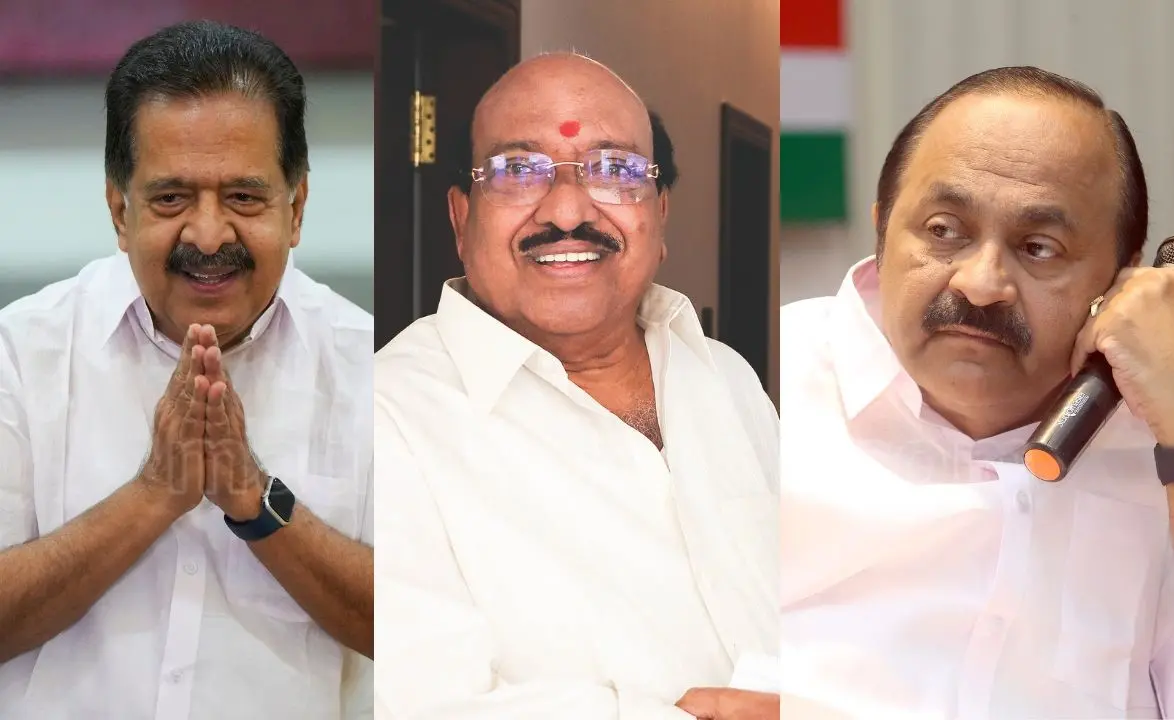 രമേശ് ചെന്നിത്തല - Photo: PTI | വെള്ളാപ്പള്ളി നടേശന്, വി.ഡി. സതീശന് (ഫയല്ചിത്രം)