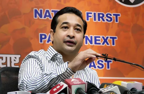 Bharatiya Janata Party (BJP) leader Nitesh Narayan Rane | Photo: ANI