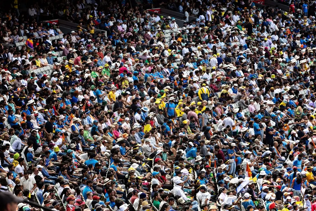 Crowd seen on day 5 on MCG | Photo: X